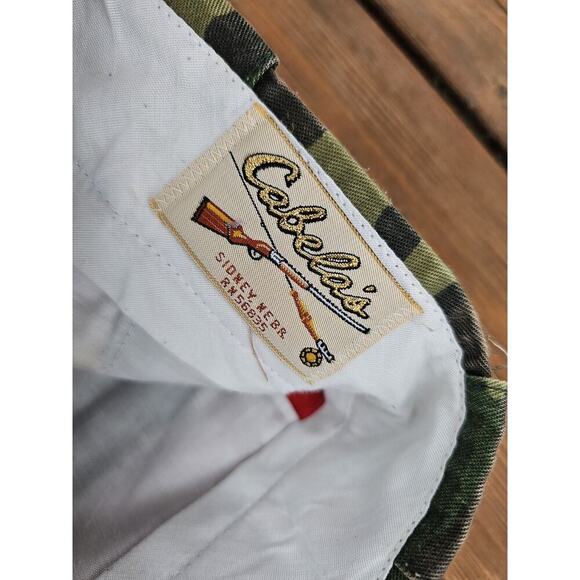 Vintage Cabelas Brush Guard Camo Hunting Pants Fleece Lined Upland Mens 36 - Picture 5 of 12